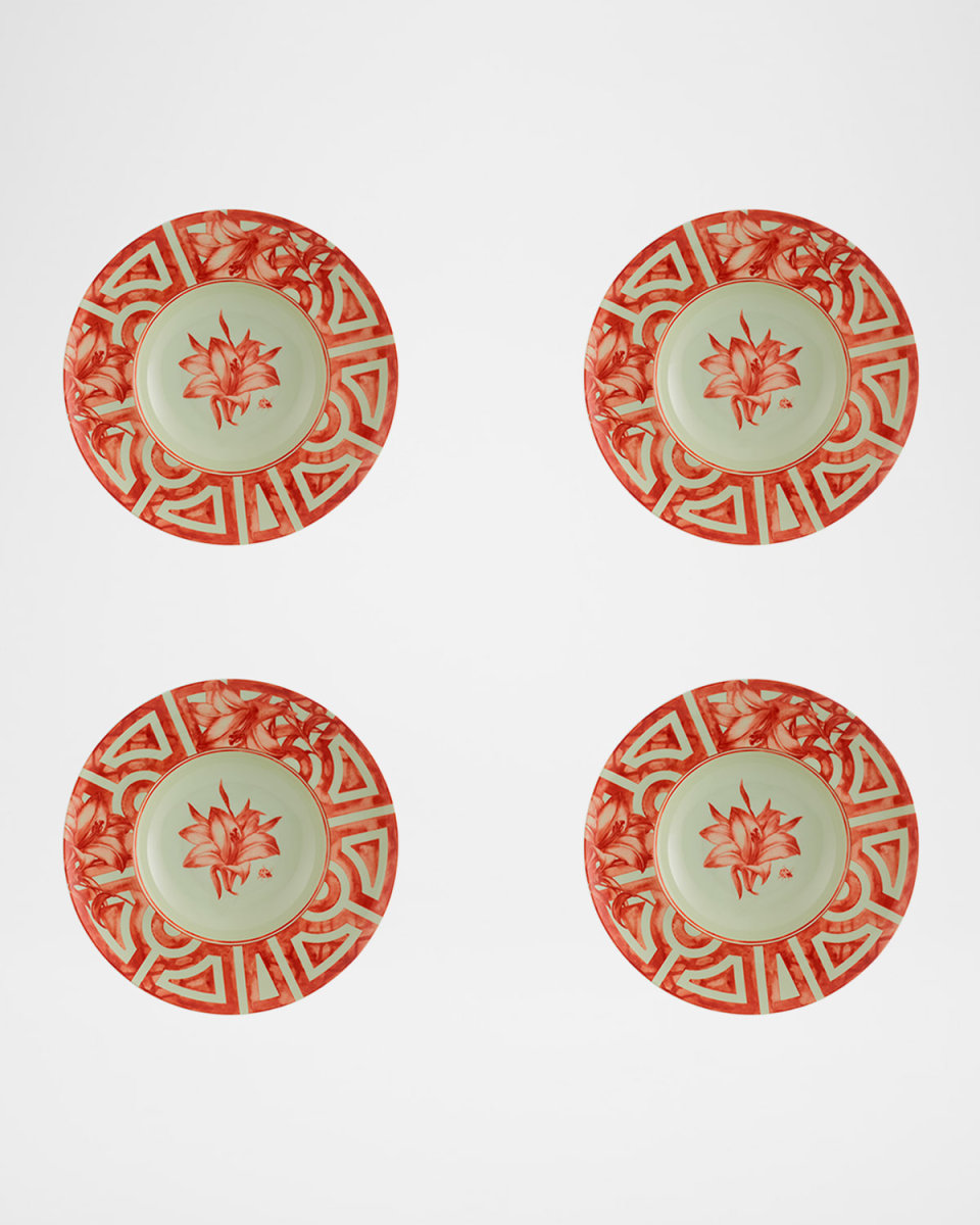 The Meaning Soup Plates, Set of 4